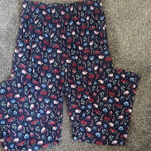 Vineyard Vines Christmas Pajama Pants - blue Youth Large